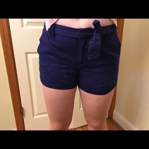 Blue shorts